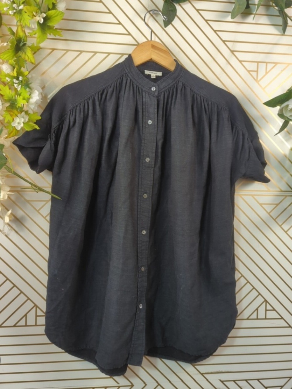Aritzia Wilfred Bertillon Blouse - Black